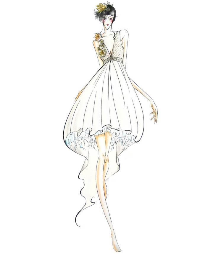 婚紗禮服手稿 從設(shè)計靈感到日用百貨的實用美學(xué)